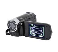 Caméra Vidéo Numérique 1080p, Caméscope DV 16 MP, écran Rotatif TFT 2,7 Pouces Caméra Vidéo Zoom Numérique 16x avec Câble USB (Noir)