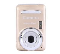 Caméra vidéo numérique 30 FPS pour la Photographie, Mini-Appareil Photo numérique à Zoom 16X avec écran Haute résolution de 2,4 Pouces, Prend en la vidéo 1280 * 720P(d'or)