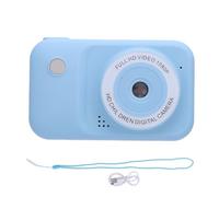 Caméra Vidéo Numérique 3MP HD Double Objectif Auto Focus Compact Portable Mignon Appareil Photo avec Écran 2 Pouces Jeu Mp3 pour Enfants Cadeau d'anniversaire (Bleu)