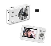 Caméra vidéo numérique 4K 30FPS 64MP avec écran 18 x 2 4 pouces Batterie intégrée pour adolescents, étudiants, amis