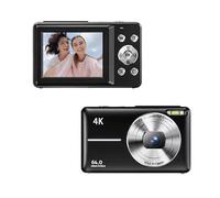 Caméra vidéo numérique 4K 30FPS avec écran 64 MP 18 x 2 4 pouces Batterie intégrée pour adolescents, étudiants, amis