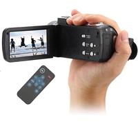 Caméra Vidéo Numérique,4K Zoom 18X Écran Tactile Coloré Ips 3 Pouces(16: 9),30 Millions De Pixels Ultra-Clairs,Pouvoir De Longue Durée,Avec Batterie Et Télécommande