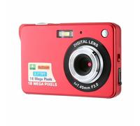 Caméra vidéo numérique HD 720P DV Caméscope Home Recorder Night Vision 18M 8X, Rouge