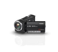 Caméra vidéo numérique portable 50 MP 2,7 K HD Caméscope Portable Mini DV Enregistreur vidéo avec écran 3", zoom 16x, caméra de vlogging pour la maison et les voyages