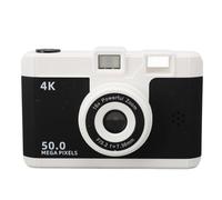 Caméra Vidéo Numérique Portable, Appareil Photo Numérique 1080P de Charge de Type C, écran 800 MAh de 2,4 Pouces pour Les Voyages (Black)