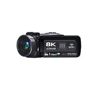 Caméra vidéo numérique portative 8K - 64MP - 32Go + batterie - Télécommande pour extérieur