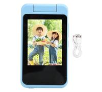 Caméra Vidéo Numérique pour Enfants 1080P 48 MP, Écran Tactile IPS de 2,8 Pouces, Lecteur MP3, Caméra Digitale pour Enfants avec Filtres et Autocollants, Jouet Éducatif pour Tout - (Bleue)