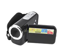 Caméra Vidéo Numérique pour Enfants, Caméscope Vidéo Portable Numérique HD 16X, Caméscope pour Enfants avec écran LCD TFT Couleur de 2 Pouces pour pour Enfants (Black)