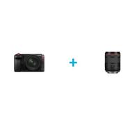 Caméra vidéo plein format Canon EOS C50 + poignée XLR Noir + Objectif CANON RF 24mm F1.4 L VCM