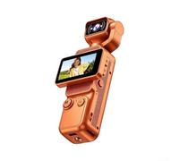 Caméra vidéo portable 1080p pour social pour contenu médias portable | Contrôle de l'application Wi-Fi, transfert de données rapide, pour la compatibilité du smartphone, utilisation facile