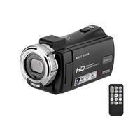 Caméra vidéo portable Andoer V12 1080p Full HD avec zoom numérique 16x et écran 3 pouces.