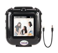Caméra vidéo portable avec enregistrement haute définition, design compact et léger, idéale pour la surveillance sportive, avec sauvegarde