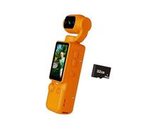 Caméra vidéo portable avec vue réglable à 180° et grand espace de rangement pour voyage et besoins de vélo