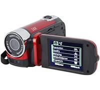 Caméra Vidéo Pour Vlogging,Caméscope Full Hd 1080P,Zoom Numérique 16Mp 16X,Écran Rotatif Tft 2,7 Pouces,Avec Lumière D'Appoint Et Port Usb,Capturez De Merveilleux Moments (Rouge)