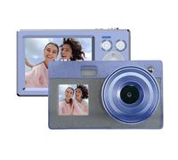 Caméra vintage de 7,1 cm + 3,6 cm, zoom optique 16x, documentation 4K, longue batterie pour campus, cadeaux de voyage, appareil photo pour activité scolaire