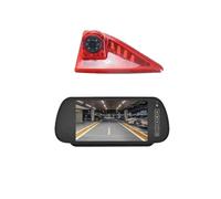 Caméra Vision Arrière Écran de rétroviseur intérieur 7 Pouces avec caméra de feu Stop pour Opel pour Movano Van 2010-2016(Without Bracket)