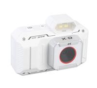 Caméra Vlog 4K Compacte 48 MP avec Zoom Numérique 18x, Objectif Grand Angle et éclairage de Remplissage Externe, pour la Photographie avec Mise au Point Automatique, Appareil