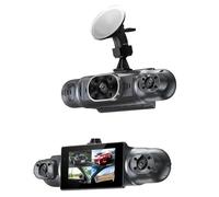 Caméra Voiture Caméra De Tableau Bord 1080p X 4 avec Caméras, Enregistreur Vidéo, WiFi, GPS, 360°, Avant, Gauche, Droite, Arrière, Kit Matériel 24 H Caméra de Voiture(4CAM NO GPS,128G)