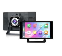 Caméra Voiture Caméra embarquée 4K DVR pour Voiture, enregistreur vidéo sans Fil CarPlay et Android Auto, WiFi, GPS, IA, Voix, Bluetooth Caméra de Voiture(T87-4K-Rear Camera,No TF Card)