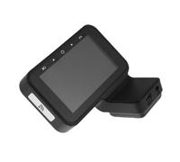 Caméra Voiture Double Enregistrement HD Avant Arrière avec WiFi | Montage Compact ABS Noir, pour Utilisation Quotidienne, Véhicules de Flotte, Pare-brise et Voitures