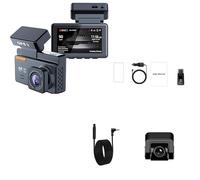 Caméra Voiture Enregistreur vidéo DVR pour Voiture avec GPS, Wi-FI, Double Objectif, caméra de recul 1080p, Vision Nocturne, boîte Noire, stationnement 24h/24 Caméra de Voiture(B46P-6M RC,None)