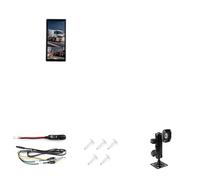Caméra Vue Latérale AHD À 2 Canaux Alarme pour BSD Enregistrement Vidéo avec Camion Bus Moniteur Rétroviseur Arrière 10.36 Pouces Caméra Arrière(Only Mirror Monitor)
