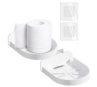 Camera Wall Bracket, No Drill Mount Shelf, Stainless Fixture with Secure Grip, Monitor Support for Kitchen Living Room, 4.72x3.74x1.38 inches Compact Utility, Household Accessory for Security Setup