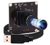 Caméra Web 1080p, capteur OV4689 haute fréquence d'image 640 x 360 @ 260 fps, module de caméra USB Full HD, Plug and Play, pour Zoom/Skype/Amcap/OBS, Windows, Raspberry Pi USBFHD08S-L36