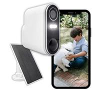 Konyks Caméra extérieure Camini Air 2 Solar – Wi‑Fi, panneau solaire, vision nocturne, détection