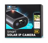 Caméra Wi-Fi extérieure sans fil 2K avec panneau solaire intégré, caméra de surveillance de la batterie, détection de mouvement PIR, sirène, vision nocturne à couleurs, 2 voies audio, 2,4 G,