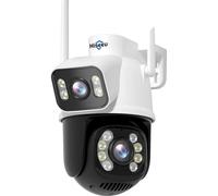 Caméra Wi-Fi extérieure, système à double objectif, reconnaissance humaine par IA, WS318B