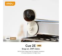 Caméra Wi-Fi IMOU Cue 2E 3MP, caméra de surveillance pour bébé, détection humaine, vision nocturne intelligente compacte, mini caméra de surveillance intérieure