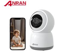 Caméra WIFI ANRAN 5MP 2.4G 5G double bande, caméra de sécurité 2K, détection humanoïde PIR, suivi automatique, enregistrement 24h/24 et 7j/7, vision nocturne couleur