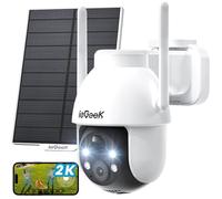 Caméra Wifi Extérieure 2K 3MP 360° PTZ - Vision Nocturne 15M, Détection PIR/IA, Audio Bidirectionnel, Alexa, Cloud, IP66