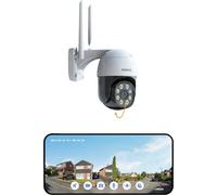 Caméra WiFi PT, 4MP HD, audio bidirectionnel