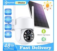 Caméra WiFi PTZ caméra IP solaire sans fil extérieure 4MP HD batterie intégrée caméra de Surveillance vidéo longue durée de veille