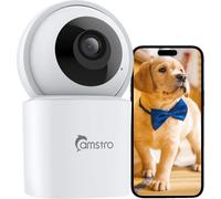 Caméra WiFi, résolution 5MP, connectivité bi-bande, interphone