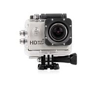Caméra Wifi Sport Embarquée Plongée Caisson Caméscope 12Mp Full HD 1080P Argent + SD 16Go YONIS