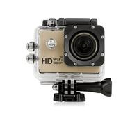 Caméra Wifi Sport Embarquée Plongée Caisson Caméscope 12Mp Full HD 1080P Or 16Go