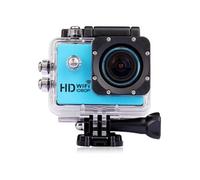 Caméra Wifi Sport Embarquée Plongée Caisson Caméscope Full HD 1080P Bleu 16 Go YONIS