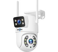 Caméra WLAN d'extérieur, système à double objectif, détection de mouvement intelligente, Hiseeu WS318