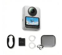 Caméra Xtra Sphra360 360, vidéo panoramique 8K, équivalent au capteur de 2,5 cm, haute résolution 100 MP, caméra d'action étanche, stockage intégré de 105 Go, temps de balle, large compatibilité, Vlog