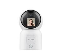 Caméra ZOSI 6MP HD à double objectif, 360° panoramique et inclinaison, détection intelligente de l'IA ,6MP C528