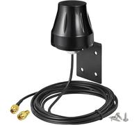 Camerai Outdoor WiFi Antenna 2.4GHz 5.8GHz Dual Band Omnidirectional MIMO RP-SMA and SMA Male Wall Mount for Security IP Camera Amplifier Router WiFi Energy Monitor