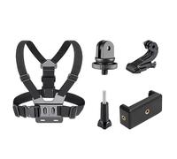 Cameras Chest Harness 5 in 1 Smartphone Poitrine Mount avec Une Longueur élastique Respirante à Longueur réglable pour l'action Sportive enregistrer Les Mains Perspectives de la