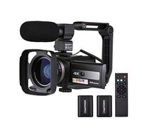 Caméras d'action 4k 60fps Ultra haute définition Caméra vidéo numérique Dv Caméscope 4 8mp 16x Zoom WiFi Sharing Time Lapse Slow Motion for la photographie Plusieurs modes de prise de vue, prise de vu