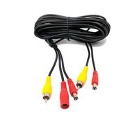 Caméras de recul pour voiture 6 m/10 m/15 m Câble d'extension RCA 2 en 1 pour caméra de recul (15 m) (6 m)