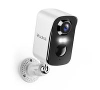 Caméras de sécurité 2K sans fil d'extérieur - Caméras WiFi alimentées par piles pour la sécurité à domicile avec détection de mouvement AI, projecteur/sirène, audio bidirectionnel, vision nocturne en