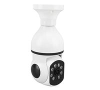 Caméras de sécurité à Ampoule, Caméras WiFi sans Fil avec Vision Nocturne en Couleur, Télécommande pour Téléphone Portable, Base D'interface Lumineuse E27 Moniteur de Plafond Intér