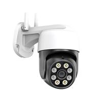 Caméras de sécurité à Domicile Caméra IP sans Fil 8MP 4K Caméra dôme de Vitesse PTZ extérieure Cloud 5MP iCSee App 1080P 3MP HD AI Suivi Automatique CCTV Surveillance(5MP Add 32G Card)